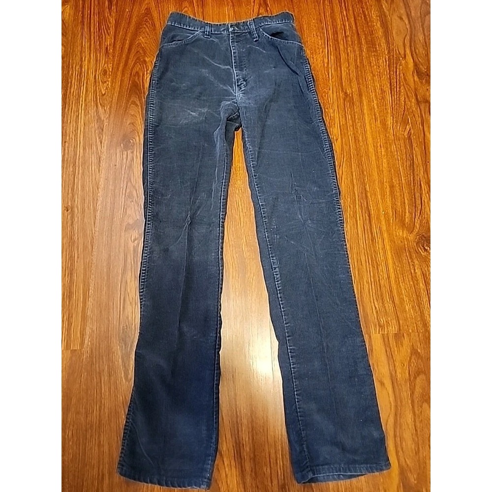 rustler 30x34 corduroy pants navy blue